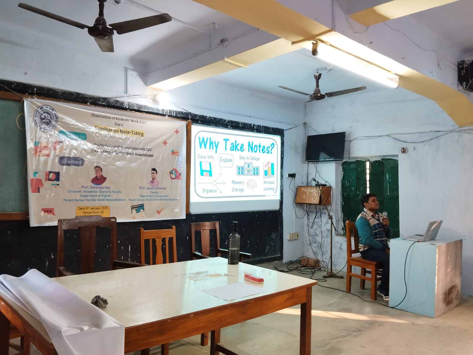 Seminar on Note-Taking